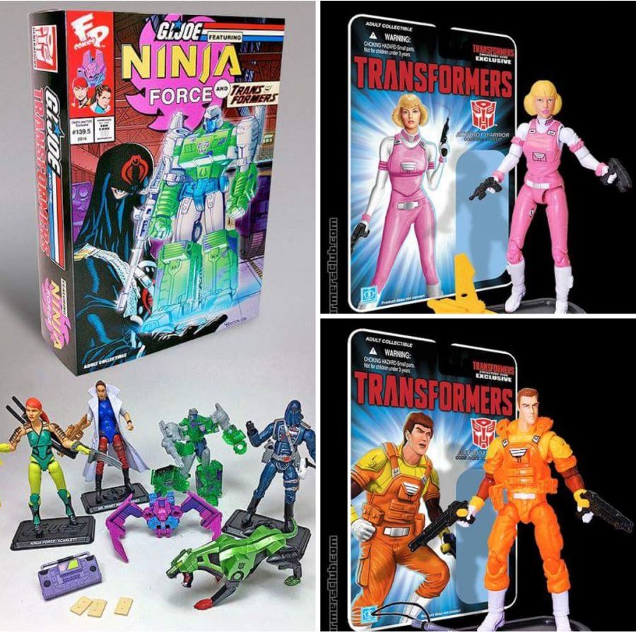 TFCC GI Joe Crossovers Ninja Force & Only Human Exclusives
